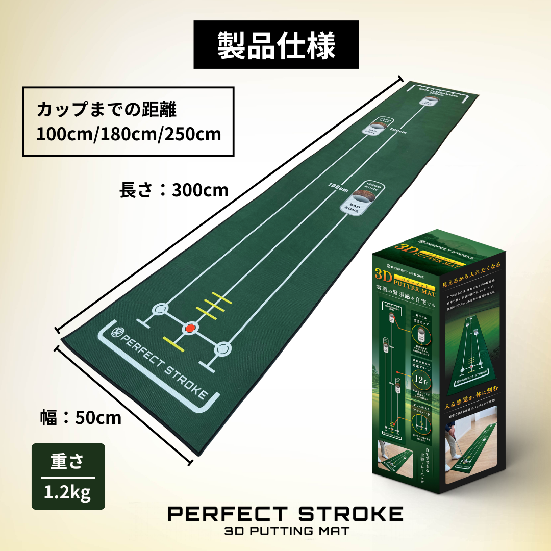 パーフェクトストローク ３Dパターマット