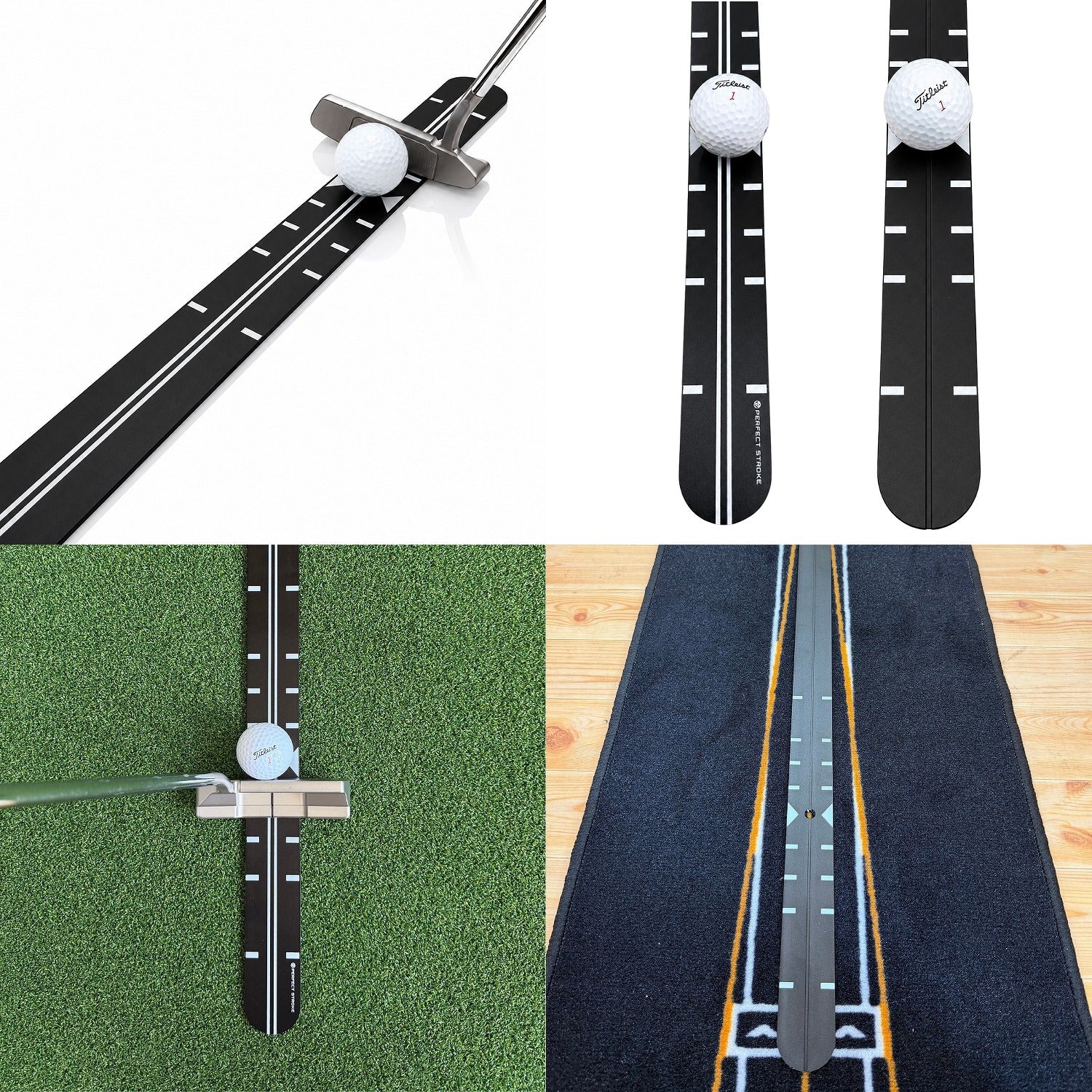 パッティングトレーニングレール 90cm｜方向性を矯正するゴルフパター
